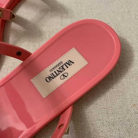VALENTINO GARAVANI Rockstud Jelly Sandal Shoes Size 40 - Picture 11 of 15